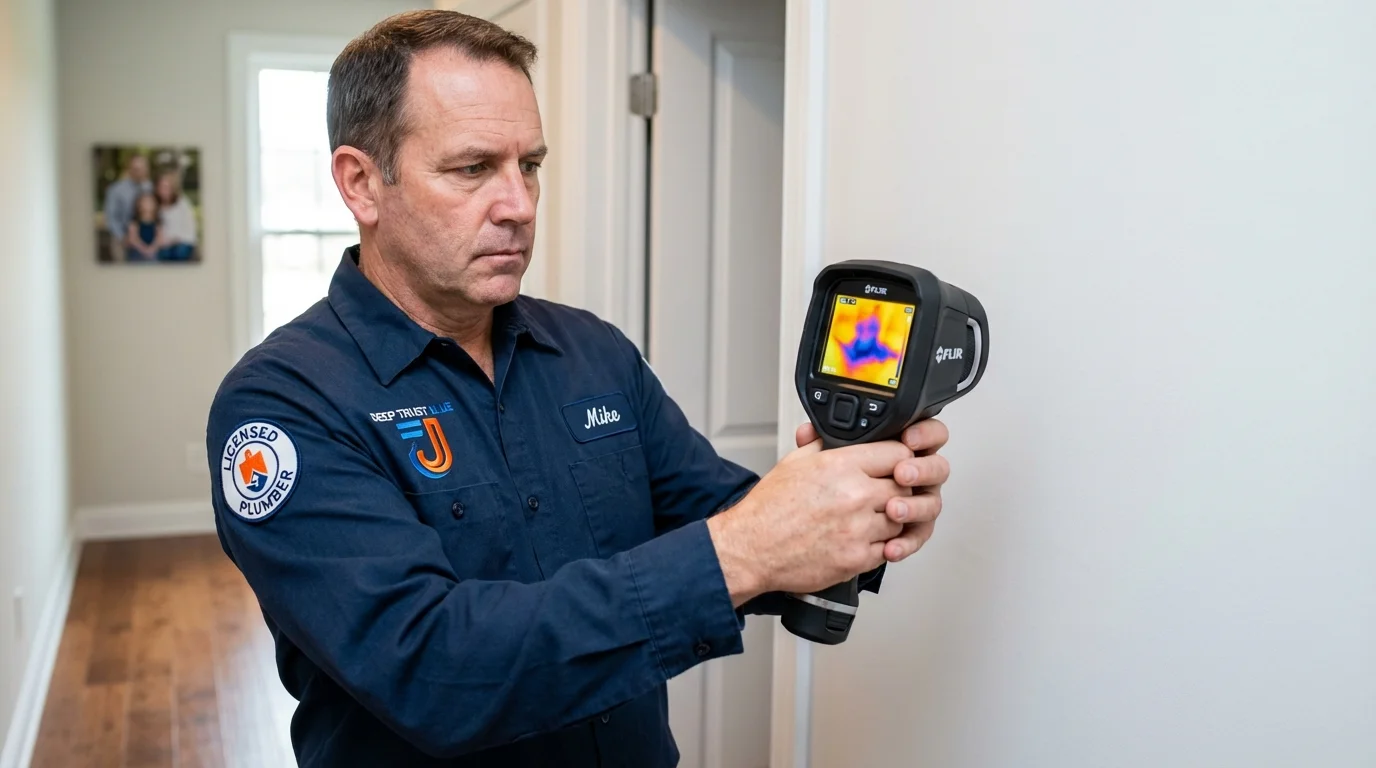 Thermal imaging leak detection by Johns Plumbing LLC in Aguas Buenas